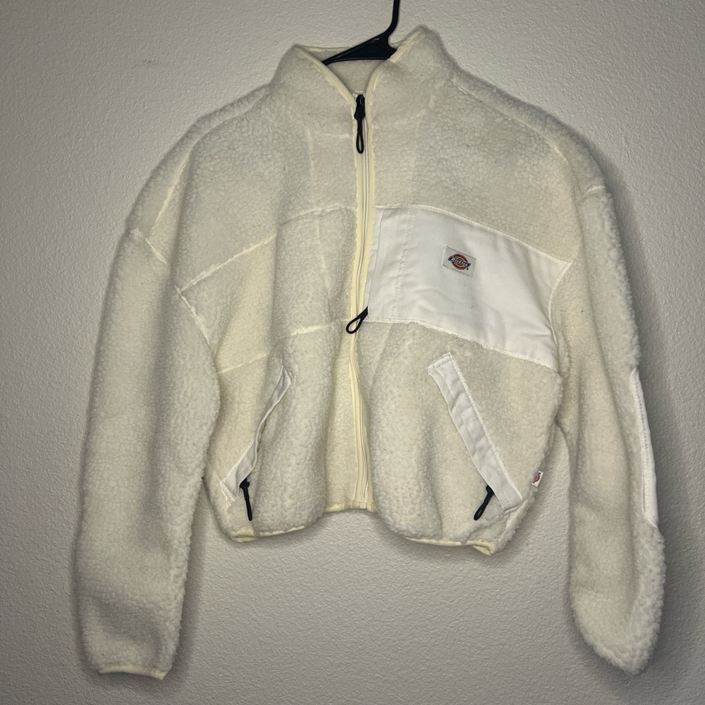 Dickies Cream Fleece wool Jacket